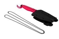 ANV Knives P100 Sleipner Cerakote, Pink Paracord, P100-044, Black Kydex Sheath, Couteau De Cou -Célèbre Couteaux Magasin ANVP100 044 06 anv