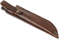 Autine Damascus Bushcrafter, Wengé, Fourreau RH Brun, Couteau Bushcraft -Célèbre Couteaux Magasin AT BUS WNG DAM 08 autine at bus wng dam 08