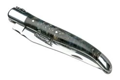 Laguiole En Aubrac Blue Poplar Burl L0212LBPIFSJ1 Bois De Peuplier, Poli, Couteau De Poche Laguiole, 12 Cm -Célèbre Couteaux Magasin AUL0212LBPIFSJ1 04 laguioleaubrac