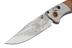 Benchmade Mini Crooked River Whitetail Limited Edition Artist Series 15085-2202, Couteau De Poche De Chasse, Casey Underwood Design -Célèbre Couteaux Magasin BE15085 2202 04 benchmade