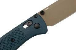 Benchmade Bugout 535FE-05 Crater Blue Grivory, Flat Dark Earth Cerakote, Couteau De Poche -Célèbre Couteaux Magasin BE535FE 05 05 benchmade
