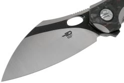 Bestech Nogard BT2105C Titanium, Red Marble Carbonfiber Couteau De Poche, Kombou Design -Célèbre Couteaux Magasin BHBT2105C 03 bestech