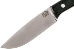 Bark River Fox River CPM 3V, Black Canvas Micarta, No Loop -Célèbre Couteaux Magasin BRK01 123BRKC LR 03 bark river brk01 123brkc lr 03