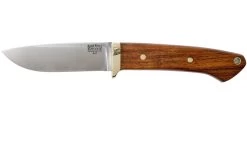 Bark River Classic Drop Point Hunter A2 Brass, Desert Ironwood Couteau De Chasse