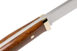 Bark River Classic Drop Point Hunter A2 Brass, Desert Ironwood Couteau De Chasse -Célèbre Couteaux Magasin BRK02 116DIW 05 bark river