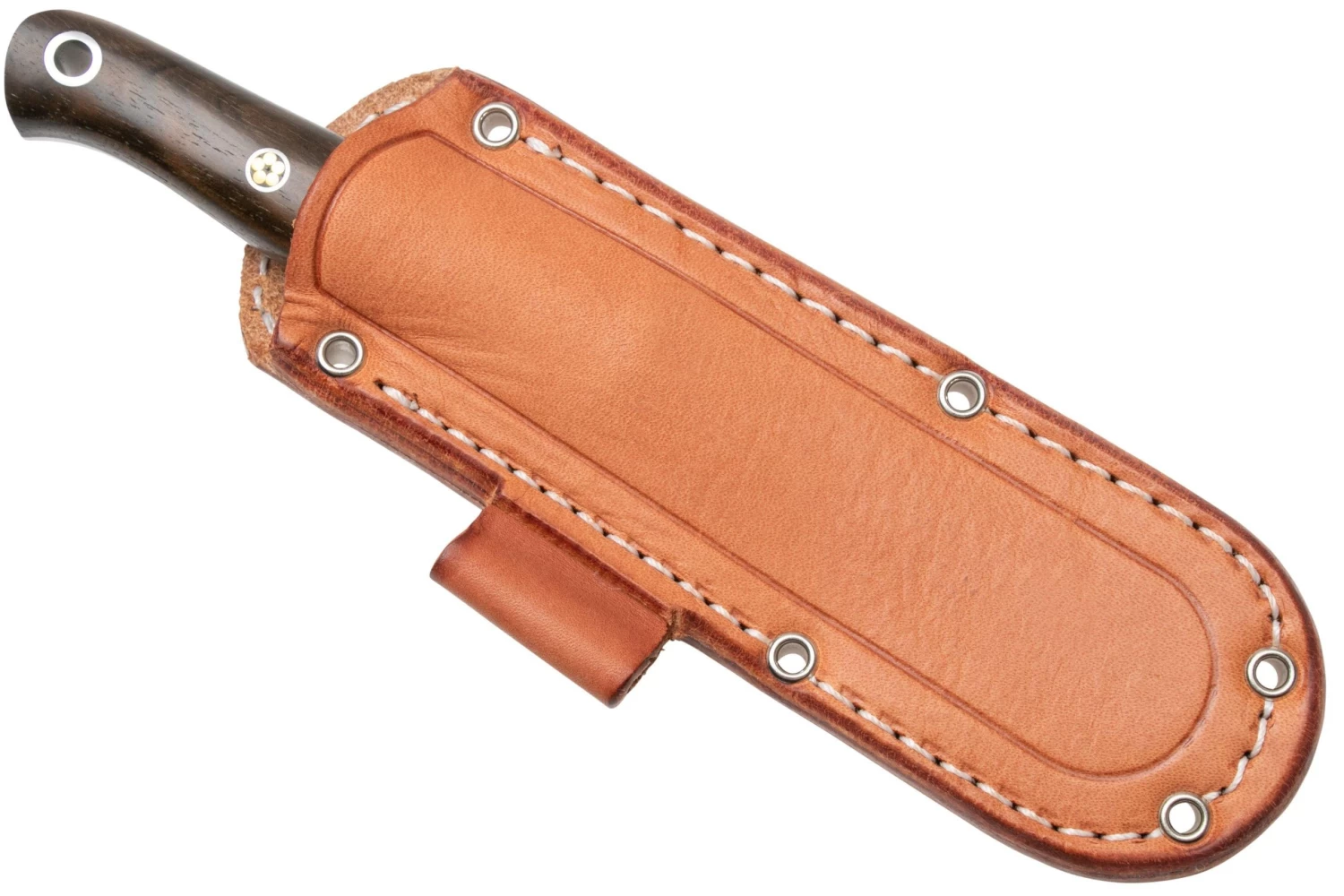 Bark River Ultra-Lite Bushcrafter CPM 3V Zericote, Jade Malachite Spacer, Black Liners, Mosaic Pins 9 Bark River Ultra-Lite Bushcrafter CPM 3V Zericote, Jade Malachite Spacer, Black Liners, Mosaic Pins – Image 7