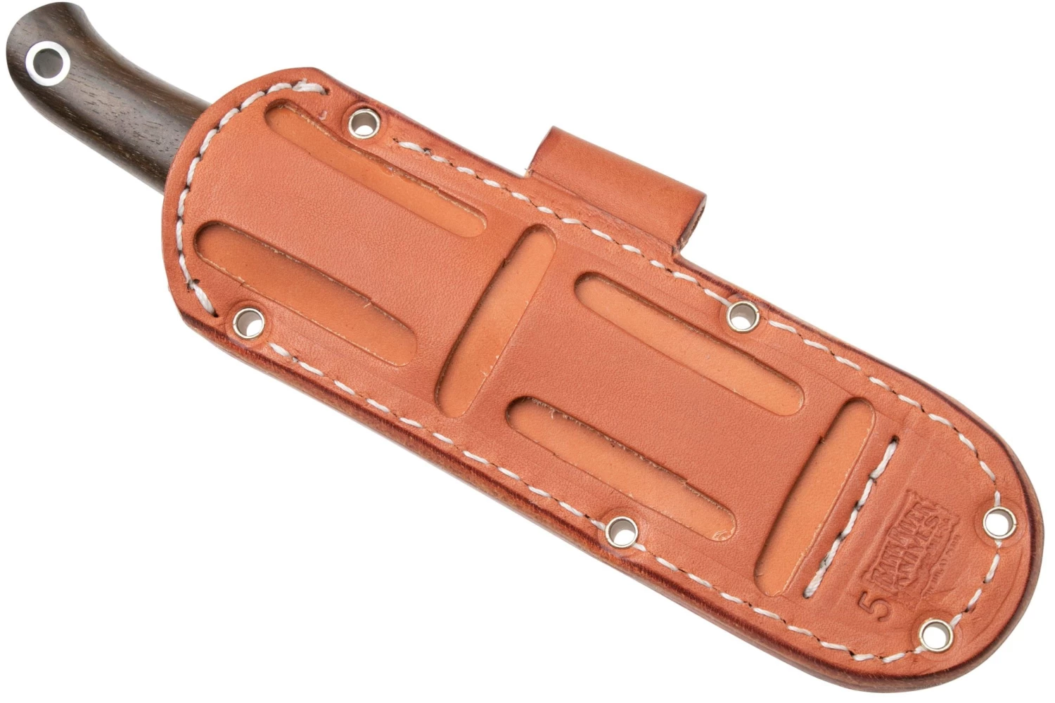 Bark River Ultra-Lite Bushcrafter CPM 3V Zericote, Jade Malachite Spacer, Black Liners, Mosaic Pins 10 Bark River Ultra-Lite Bushcrafter CPM 3V Zericote, Jade Malachite Spacer, Black Liners, Mosaic Pins – Image 8