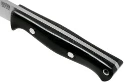 Bark River Gunny Hunter CPM S45VN, Black Canvas Micarta Couteau De Chasse -Célèbre Couteaux Magasin BRK07 084BCM 05 bark river knives