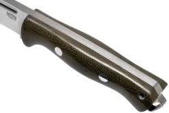 Bark River Bravo Squad Leader CPM 3V, Green Canvas Micarta -Célèbre Couteaux Magasin BRK07 222GCM 05 bark river knives