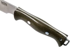 Bark River Bravo Machete CPM 1V Green Canvas Micarta Machette -Célèbre Couteaux Magasin BRK07 371GNC 05 bark river