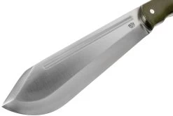 Bark River JX5 Vengeful 1 CPM 3V Green Canvas Micarta Machette Coupe-coupe -Célèbre Couteaux Magasin BRK10 123GCM 03 bark river knives