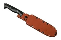 Bark River Bravo Tope Recon CPM 3V Black Canvas Micarta, Couteau De Survie -Célèbre Couteaux Magasin BRK10 221BCM 06 barkriver