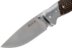 Buck Selkirk Micarta Couteau De Poche Avec Pierre à Feu, 0836BRS-B -Célèbre Couteaux Magasin BUCK0836BRS B 03 buck