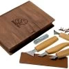 BeaverCraft Geometric Wood Carving Set S05 Book Kit De Sculpture Sur Bois Avec Boîte De Rangement Livre 1 BeaverCraft Geometric Wood Carving Set S05 Book Kit De Sculpture Sur Bois Avec Boîte De Rangement Livre -Célèbre Couteaux Magasin BVS05BOOK 01 beavercraft