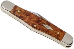 Case Half Whittler Autumn Maple Burl Wood, 11543, 7208 SS Couteau De Poche -Célèbre Couteaux Magasin CE11543 04 case
