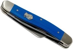 Case Medium Stockman Blue G10 Smooth, 16744, 10318 SS Couteau De Poche -Célèbre Couteaux Magasin CE16744 04 case