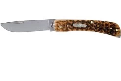 Case Sod Buster Jr Amber Jigged Bone, 00245, 6137 SS Couteau De Poche