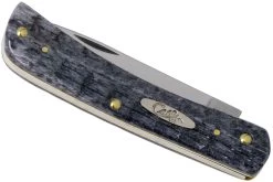 Case Sod Buster Jr Pocket Worn Grey Bone, Crandall Jig, 58412, 6137 CV Couteau De Poche -Célèbre Couteaux Magasin CE58412 04 case