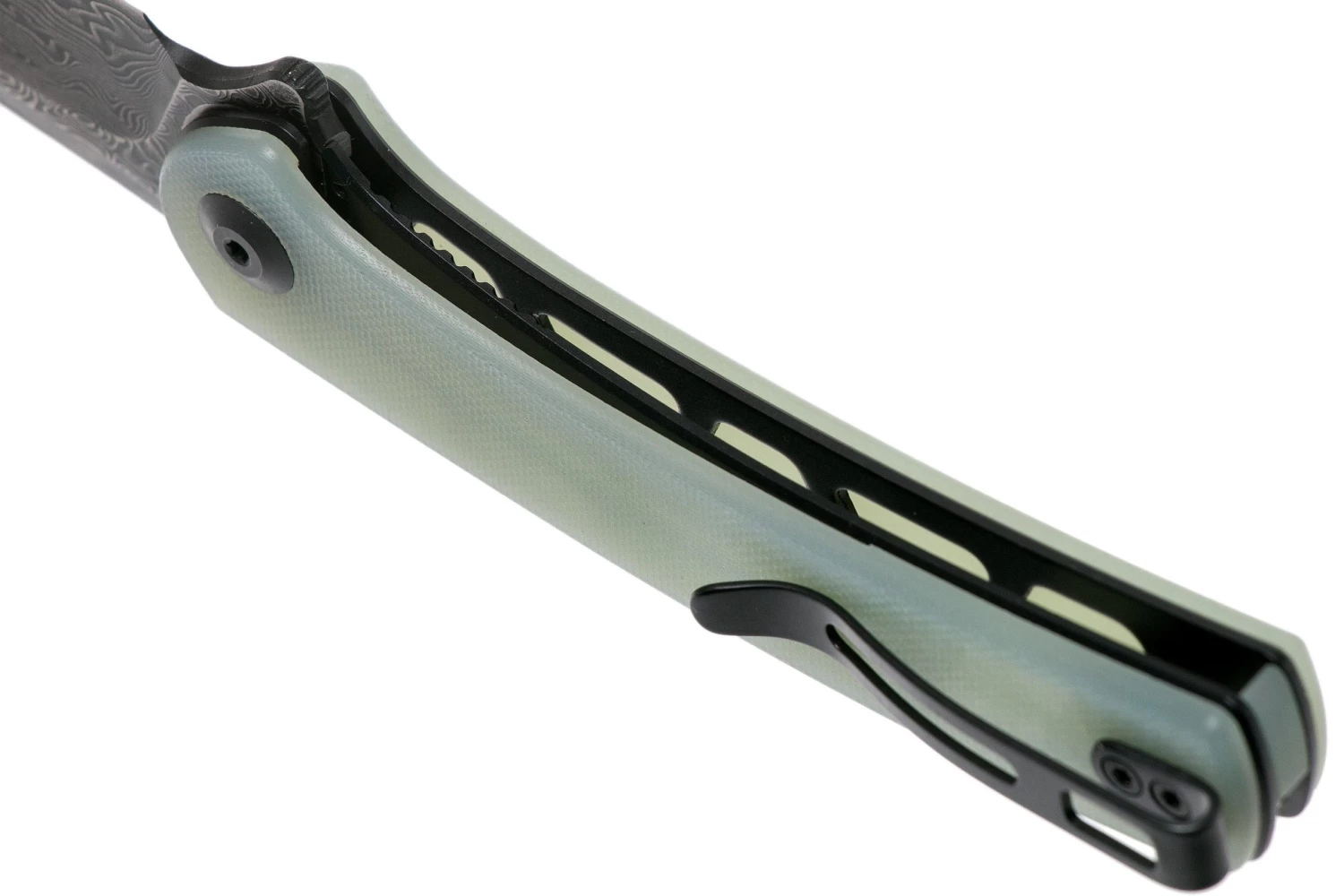 Civivi Mini Asticus C19026B-DS1 Damascus, Natural G10 Couteau De Poche 7 Civivi Mini Asticus C19026B-DS1 Damascus, Natural G10 Couteau De Poche – Image 5