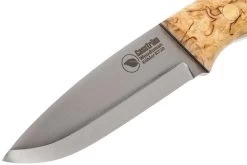 Casström Woodsman Knife Curly Birch, K720 Scandi Grind 10824 Avec Pierre à Feu -Célèbre Couteaux Magasin CM10824 03 casstrom cm10824 03