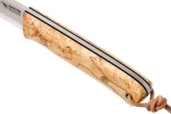 Casström Woodsman Knife Curly Birch, K720 Scandi Grind 10824 Avec Pierre à Feu -Célèbre Couteaux Magasin CM10824 05 casstrom cm10824 05