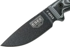 ESEE Model 3 Black Blade 3D Grey-Black G10 Couteau De Survie 3PMB-002 étui Noir + Clip De Poche 11 ESEE Model 3 Black Blade 3D Grey-Black G10 Couteau De Survie 3PMB-002 étui Noir + Clip De Poche -Célèbre Couteaux Magasin EE 3PMB 002 03 esee knives