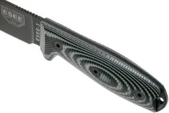 ESEE Model 3 Black Blade 3D Grey-Black G10 Couteau De Survie 3PMB-002 étui Noir + Clip De Poche 13 ESEE Model 3 Black Blade 3D Grey-Black G10 Couteau De Survie 3PMB-002 étui Noir + Clip De Poche -Célèbre Couteaux Magasin EE 3PMB 002 05 esee knives