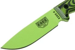 ESEE Model 4 Venom Green Blade 3D Neon Green-Black G10 Couteau De Survie 4PVG-007 étui Noir + Clip De Poche -Célèbre Couteaux Magasin EE 4PVG 007 03 esee knives