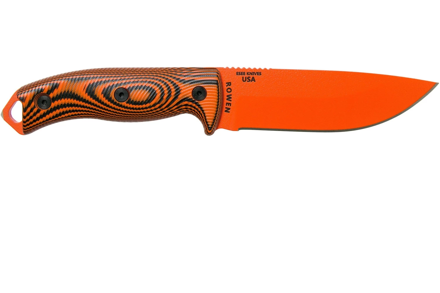 ESEE Model 5 Orange Blade 3D Orange-Black G10 Couteau De Survie5POR-006 étui Kydex + Clip Plat 4 ESEE Model 5 Orange Blade 3D Orange-Black G10 Couteau De Survie5POR-006 étui Kydex + Clip Plat – Image 2