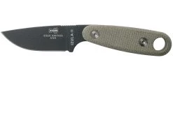 ESEE Izula II Tactical Gunsmoke IZULA-II-TG Couteau De Cou Avec étui Noir + Clip Ceinture