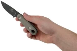 ESEE Izula II Tactical Gunsmoke IZULA-II-TG Couteau De Cou Avec étui Noir + Clip Ceinture -Célèbre Couteaux Magasin EE IZULA2 TG 06 esee knives