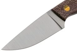 Brisa Bobtail 80, 036-L Flat Bison Micarta, Couteau De Chasse -Célèbre Couteaux Magasin ENZ 036 L 03 enzo brisa
