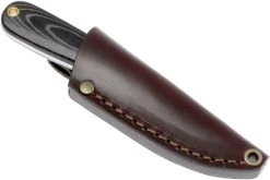 Brisa Necker 70, Noir Micarta, étui En Cuir 9806 16 Brisa Necker 70, Noir Micarta, étui En Cuir 9806 -Célèbre Couteaux Magasin ENZ 9806 07 enzo necker 70 enz 9806 07