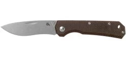 Fox Black Fox Ciol Folding Knife BF-748MIB Dark Brown Micarta Couteau De Poche, Denis Simonutti Design