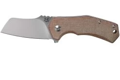 Fox Knives Italicus FX-540NA Natural Micarta Couteau De Poche, Antonio Di Gennaro Design