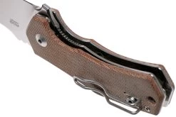 Fox Knives Italicus FX-540NA Natural Micarta Couteau De Poche, Antonio Di Gennaro Design -Célèbre Couteaux Magasin FOFX 540NA 05 fox knives