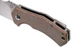 Fox Knives Italicus FX-540NA Natural Micarta Couteau De Poche, Antonio Di Gennaro Design -Célèbre Couteaux Magasin FOFX 540NA 07 fox knives