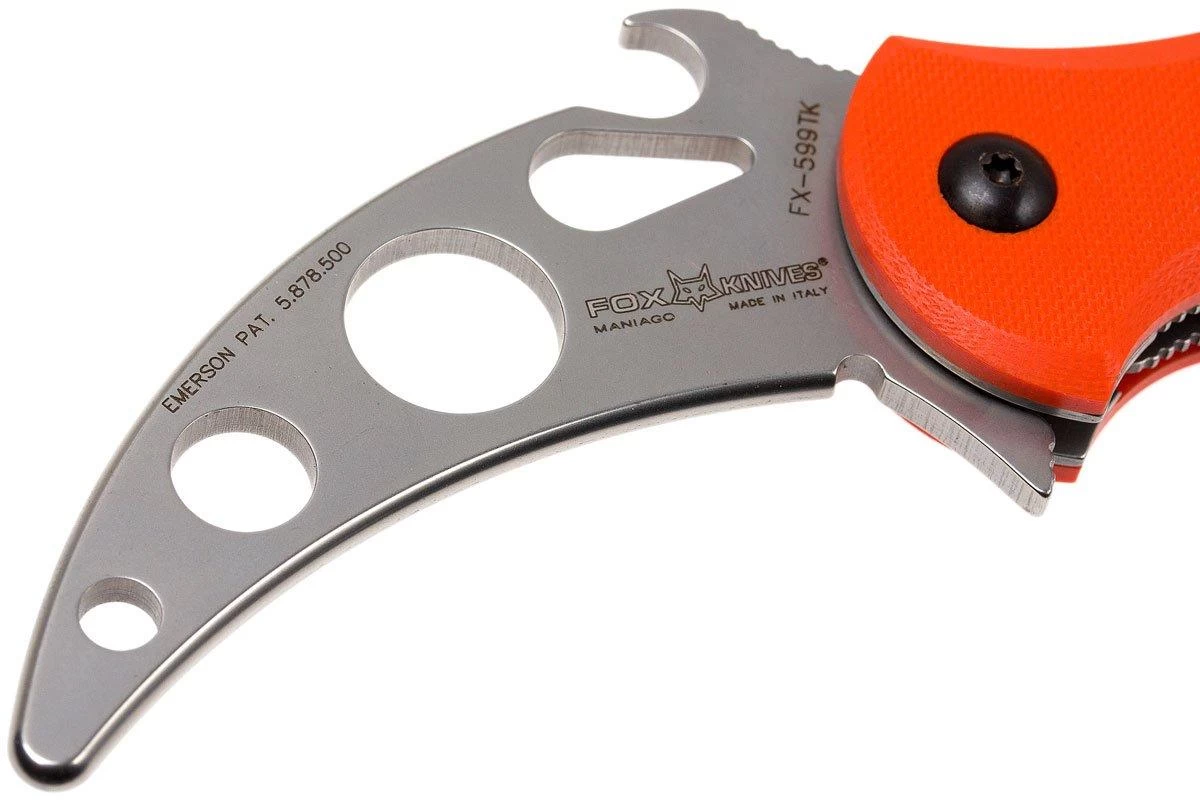 Fox FKMD Folding Training Karambit FX-599 TK Couteau De Poche Factice 5 Fox FKMD Folding Training Karambit FX-599 TK Couteau De Poche Factice – Image 3