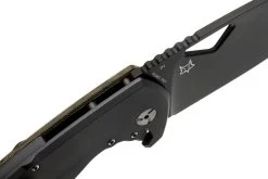 Fox El Capitan SK-02 PVD Summit Knife Co, Black PVD Couteau De Poche, Tommaso Rumici Design -Célèbre Couteaux Magasin FOSK 02PVD 06 fox knives