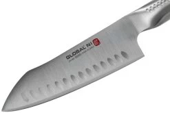 Global Ni GN-006 Santoku/couteau à Légumes Avec Alvéoles 18 Cm -Célèbre Couteaux Magasin GLN0006 03 global ni