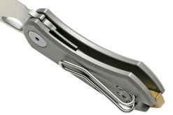 GiantMouse ACE Nibbler Titanium, 20CV Couteau De Poche, Ansø Et Voxnaes Design -Célèbre Couteaux Magasin GMNIBBLER TITANIUM 05 giantmouse