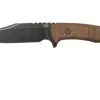Rick Hinderer Ranch Bowie Natural Canvas Micarta, Battle Black, Couteau Bowie 2 Rick Hinderer Ranch Bowie Natural Canvas Micarta, Battle Black, Couteau Bowie -Célèbre Couteaux Magasin HRK TRB BB NM 01 rick hinderer knives