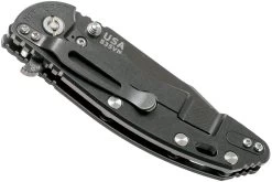 Rick Hinderer XM-18 3.5" Harpoon Spanto Blackwashed S35VN, Black G10 Couteau De Poche -Célèbre Couteaux Magasin HRK XM18 35 HSPBL BK 04 rick hinderer knives