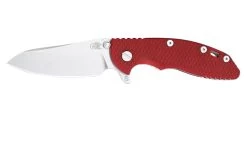 Rick Hinderer XM18 3.5" Skinny Sheepsfoot 20CV, Red G10 Couteau De Poche