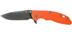 Rick Hinderer XM-18 3.5" Skinny Slicer SW DLC Black - Orange G10