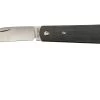 Jack Wolf Laid Back Jack, Black Canvas Micarta LAIDB-01-BLK Couteau De Poche Slipjoint -Célèbre Couteaux Magasin JW LAIDB 01 BLK 01 jackwolf
