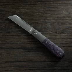 Jack Wolf Midnight Jack, Fat Carbon Purple Haze MIDNI-01-FCP Couteaux De Poche Slipjoint