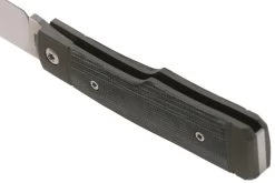 Jack Wolf Sharpshooter Jack, Black Canvas Micarta SHSH-MBK Couteau De Poche Slipjoint -Célèbre Couteaux Magasin JW SHSH MBK 06 jackwolf