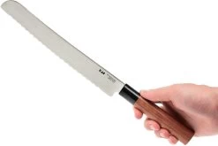 Kai Seki Magoroku Redwood Couteau à Pain 0225B 22,5 Cm -Célèbre Couteaux Magasin KAMGR 0225B 07 kai shun seki magoroku redwood kamgr 0225b 07