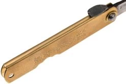 Higonokami Couteau De Poche 7,7 Cm HIGO12BR, White Paper Steel, Sheepfoot 15 Higonokami Couteau De Poche 7,7 Cm HIGO12BR, White Paper Steel, Sheepfoot -Célèbre Couteaux Magasin KT HIGO12BR 06 higonokami kt higo12br 06